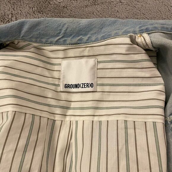 Ground Zero jean jacket with shirt attached, S - Picture 7 of 8